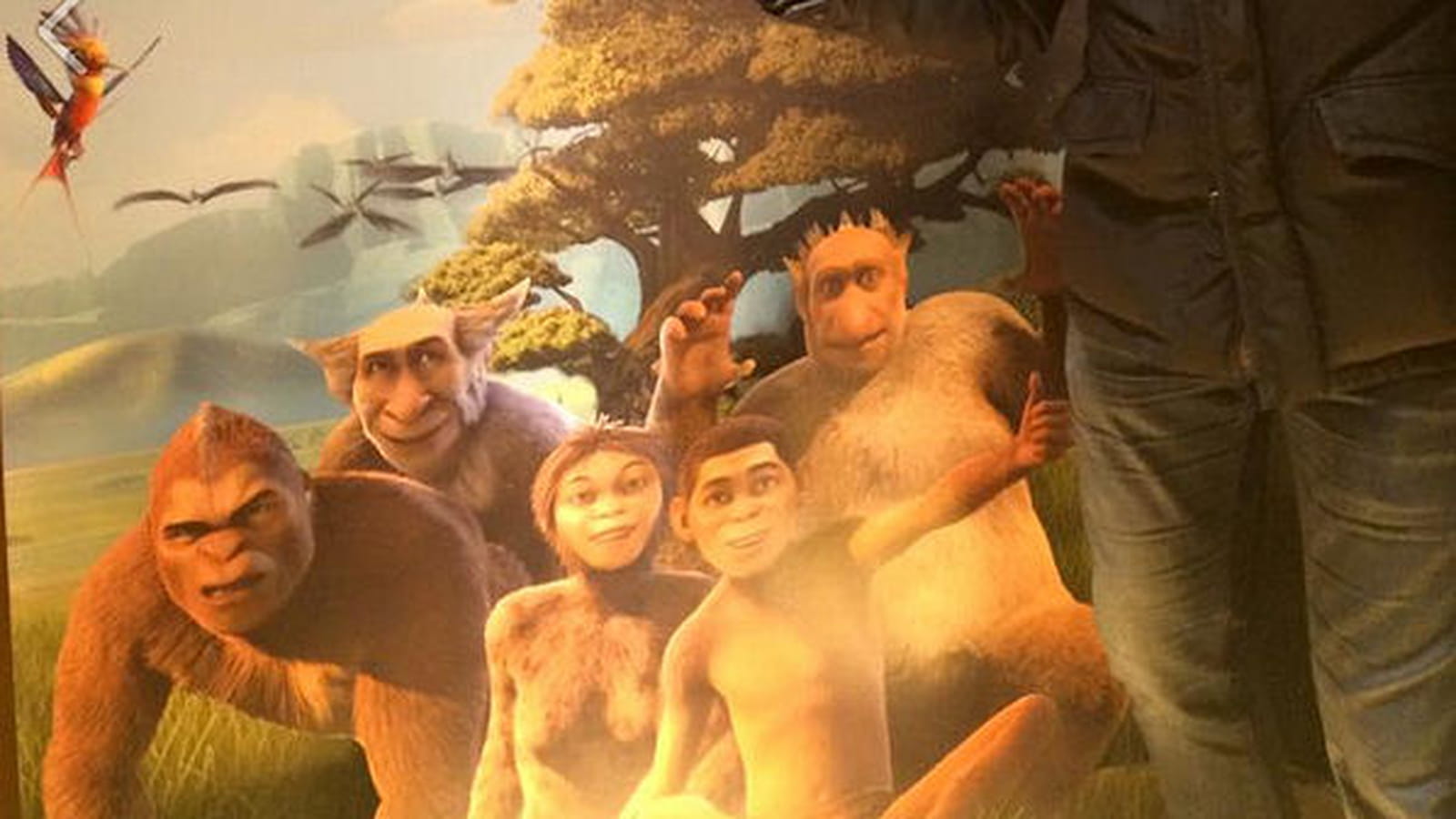 Christophe Michalak fait le singe