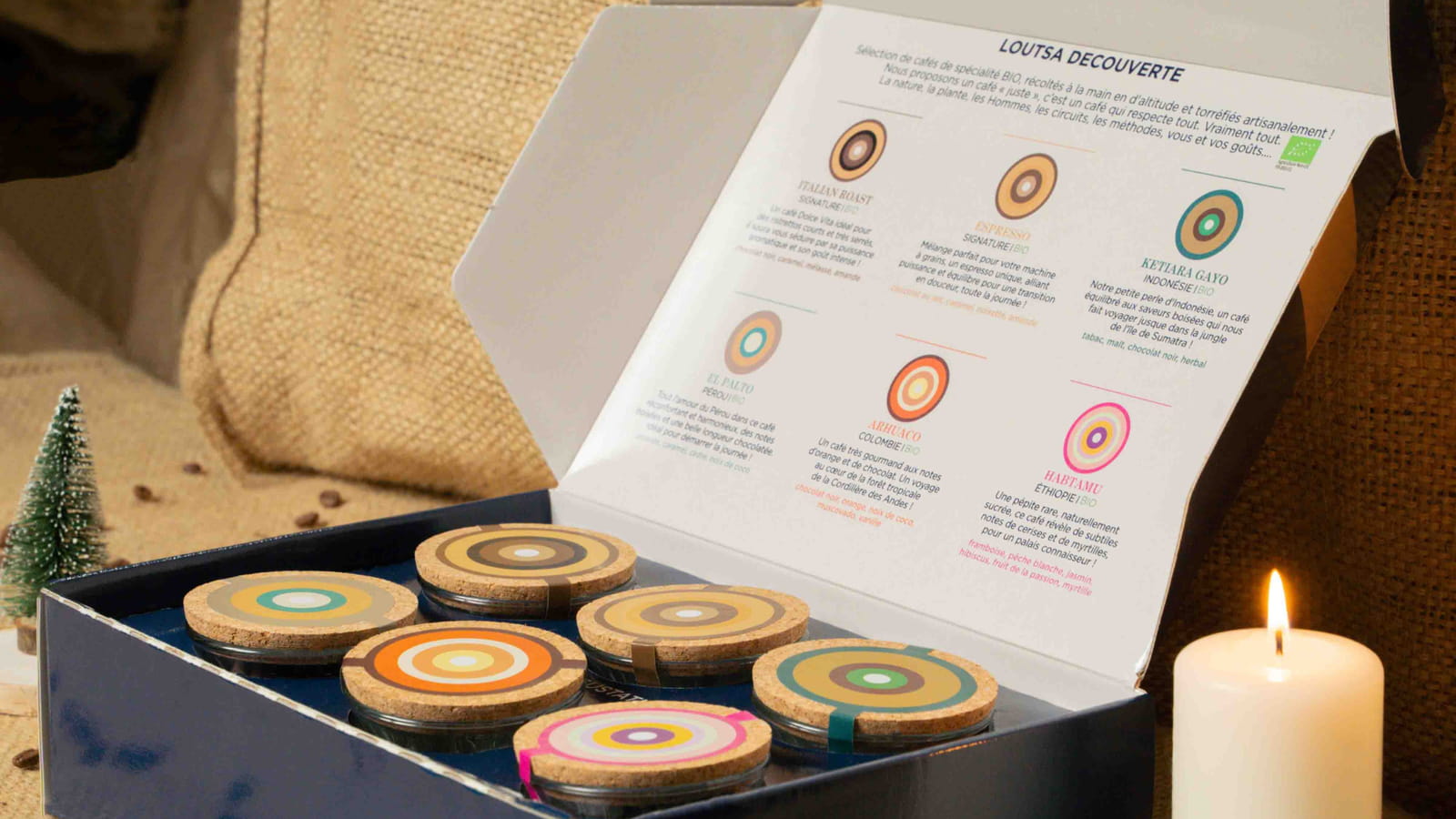 Coffret spécial Noël du torréfacteur Loutsa