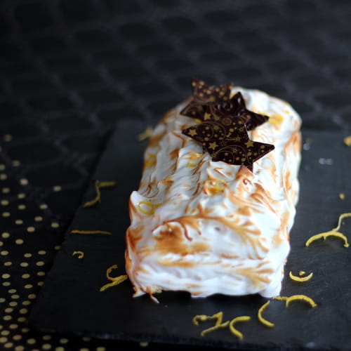 Bûche citron meringuée