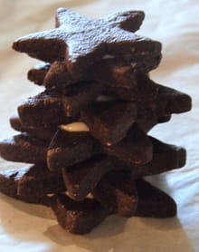 Sapin de Noël en sablés chocolat orange : Etape 4