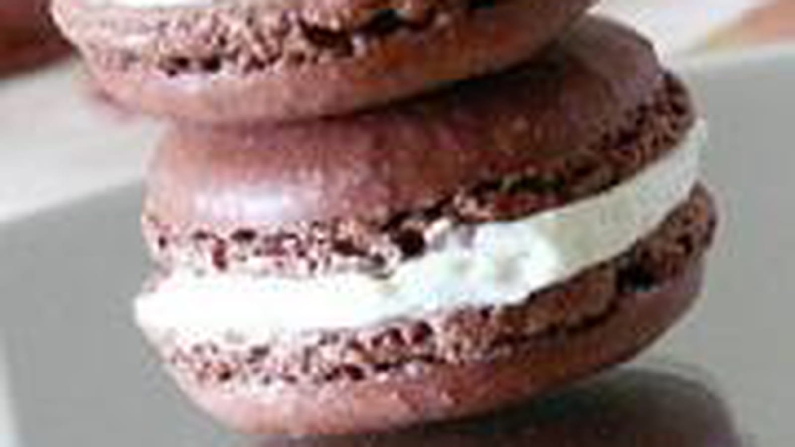 Macarons chocolat Yuzu