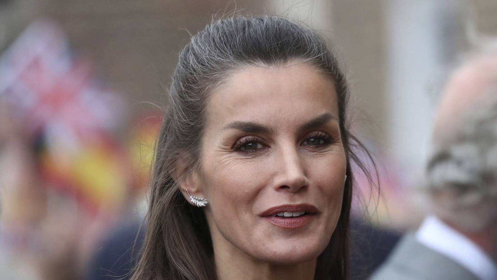 Letizia d'Espagne et ses cheveux blancs