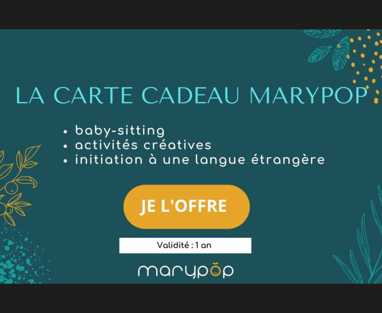 Carte cadeau baby-sitting, Marypop
