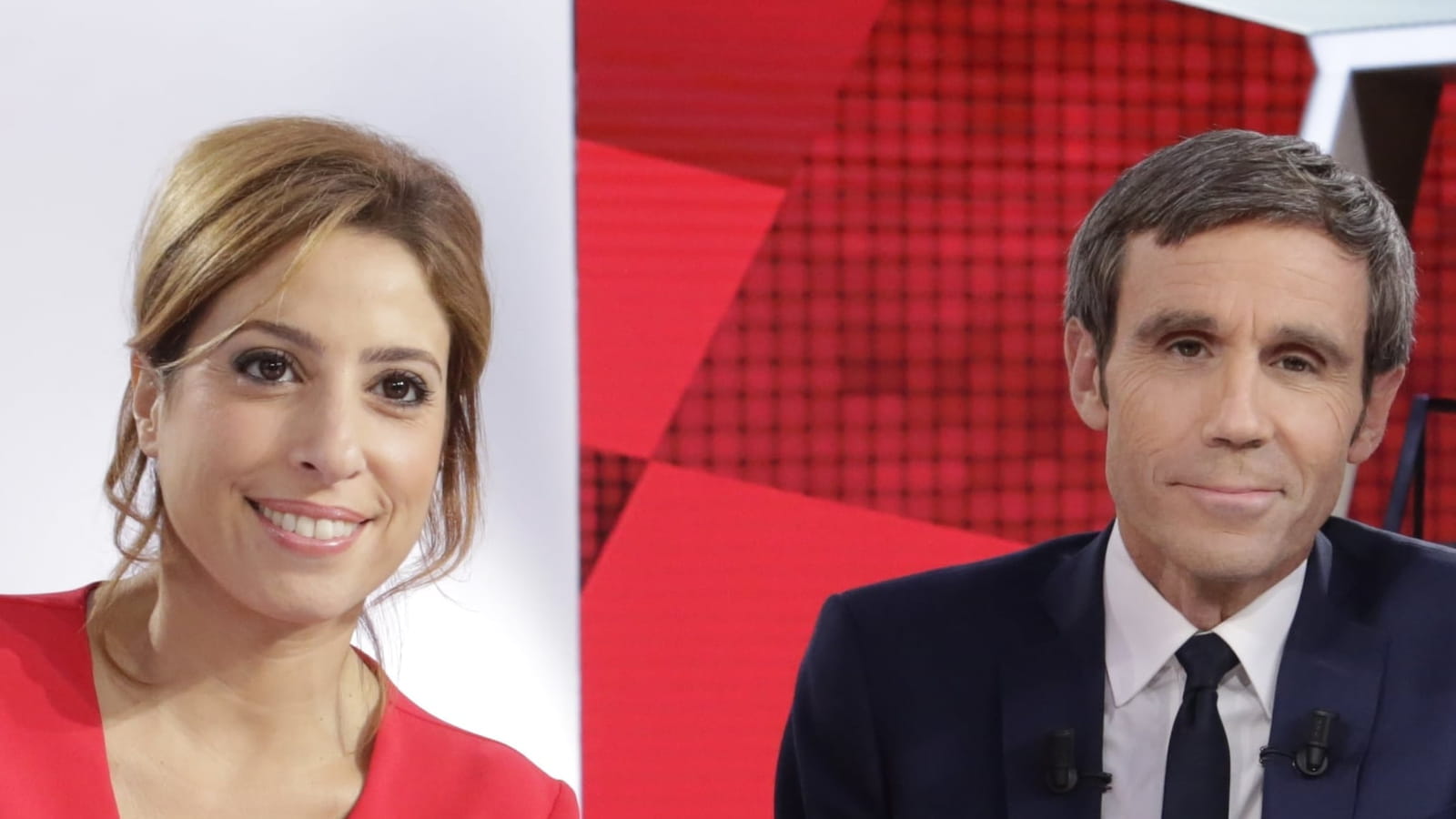 Léa Salamé et David Pujadas