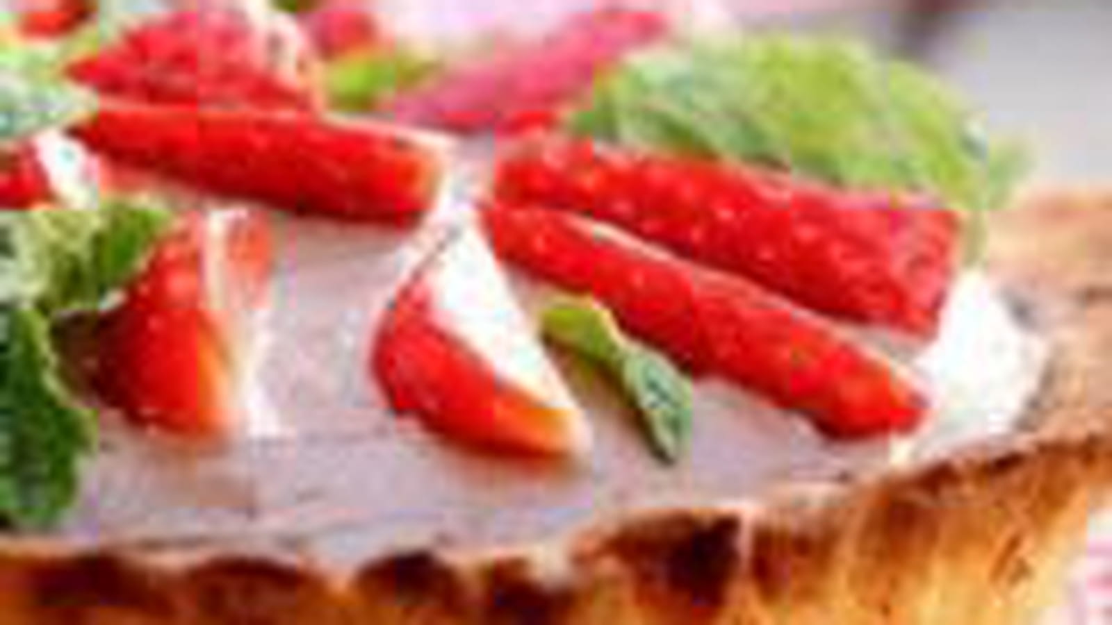 Tarte After eight aux fraises