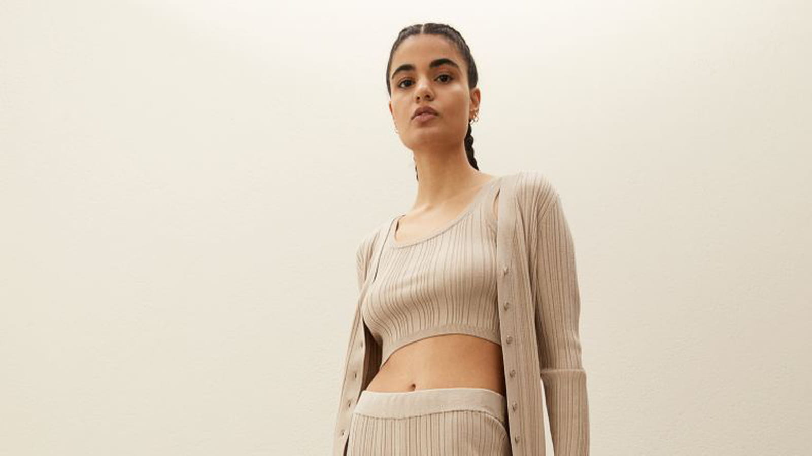 Pantalon côtelé H&M