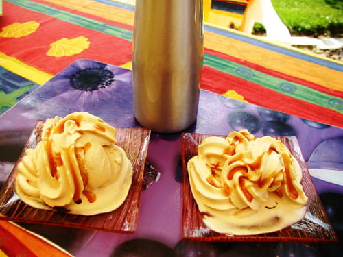 Mousse aux 20 caramels au siphon