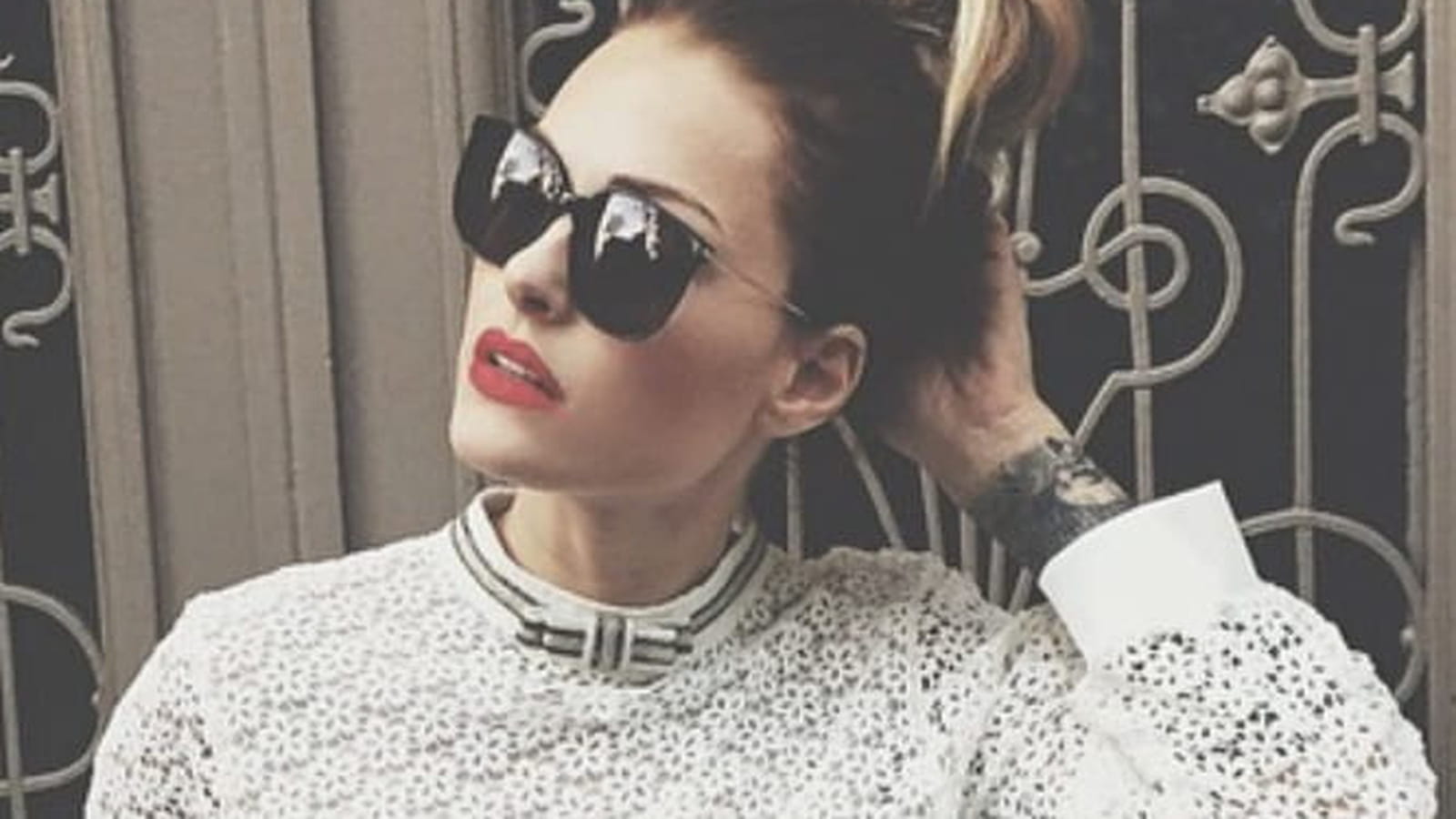 Caroline Receveur le 8 janvier 2015