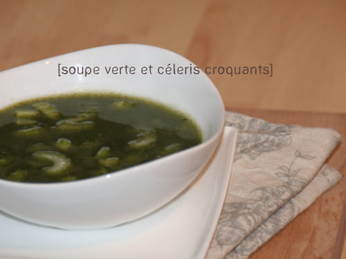 Soupe verte aux blettes et aux poireaux