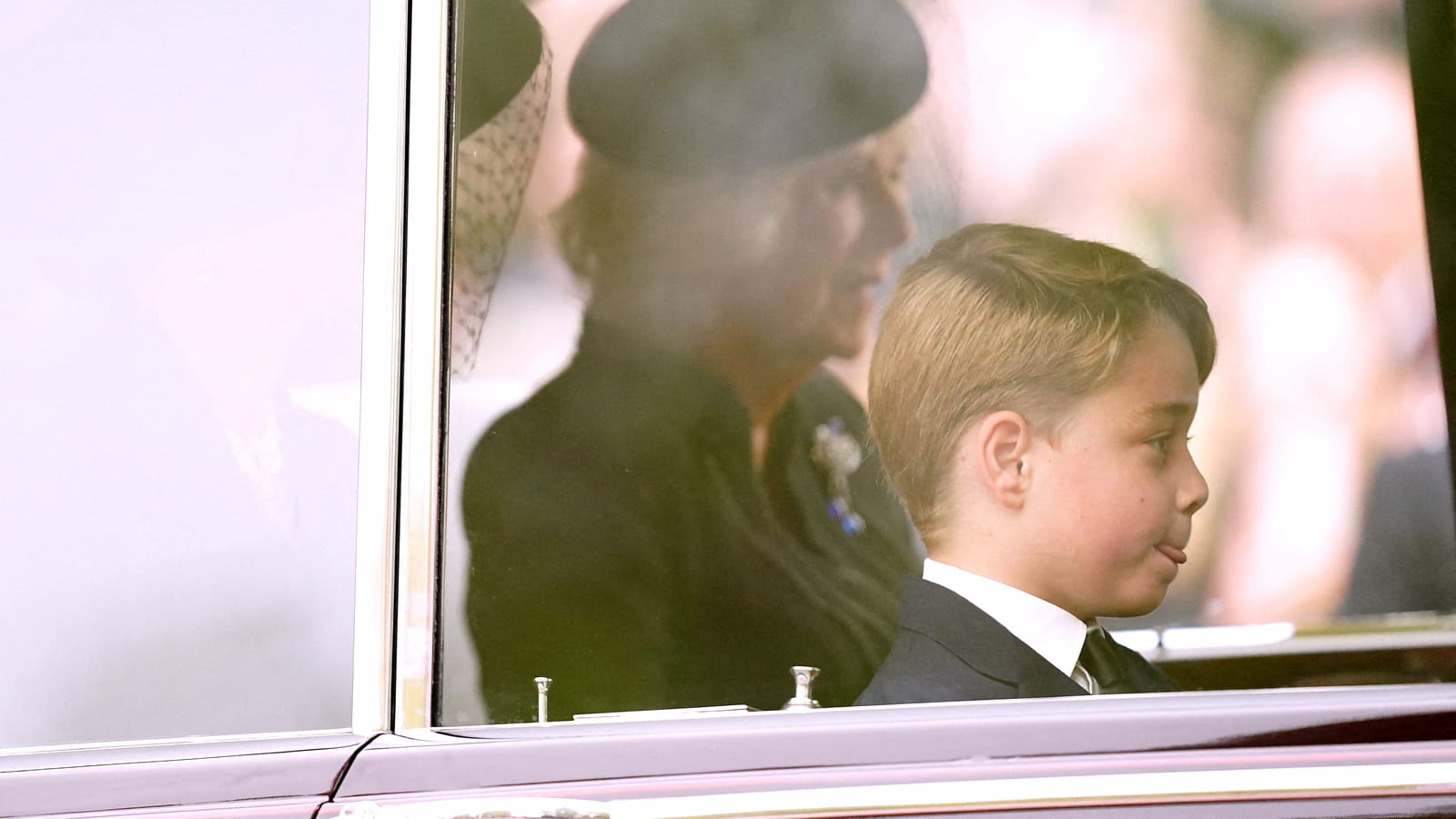 Prince George avec Camilla