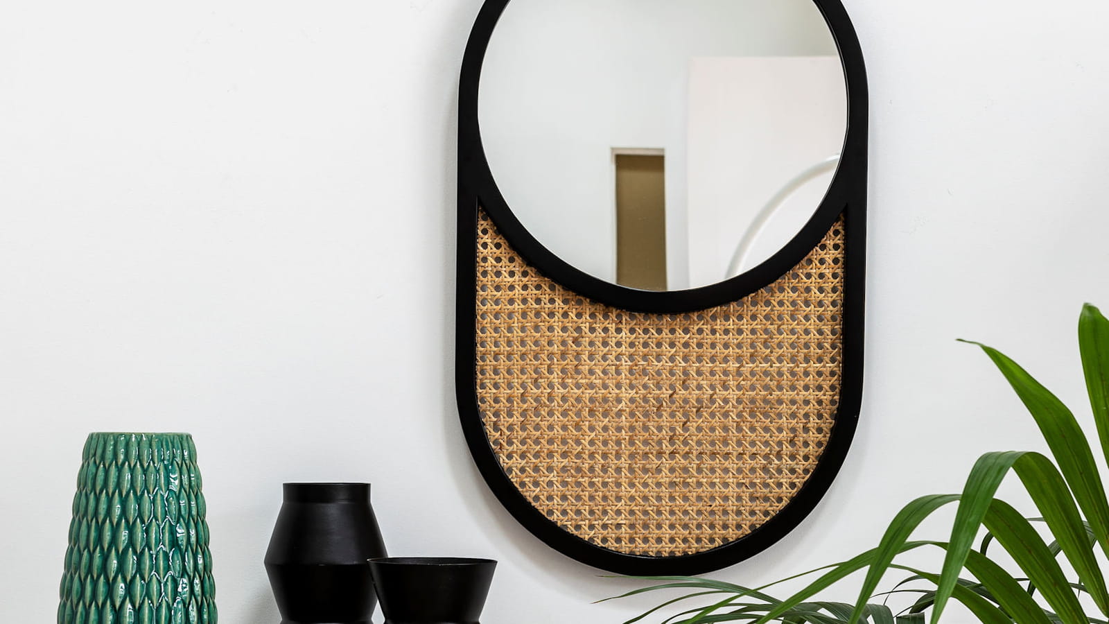Miroir cannage