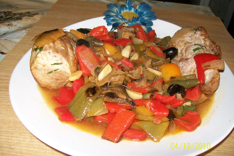 Filet Mignon De Porc Aux Poivrons En Cocotte Recette de Filet mignon aux poivrons