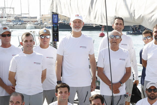 Felipe VI joue les matelots sur un voilier &agrave; Majorque