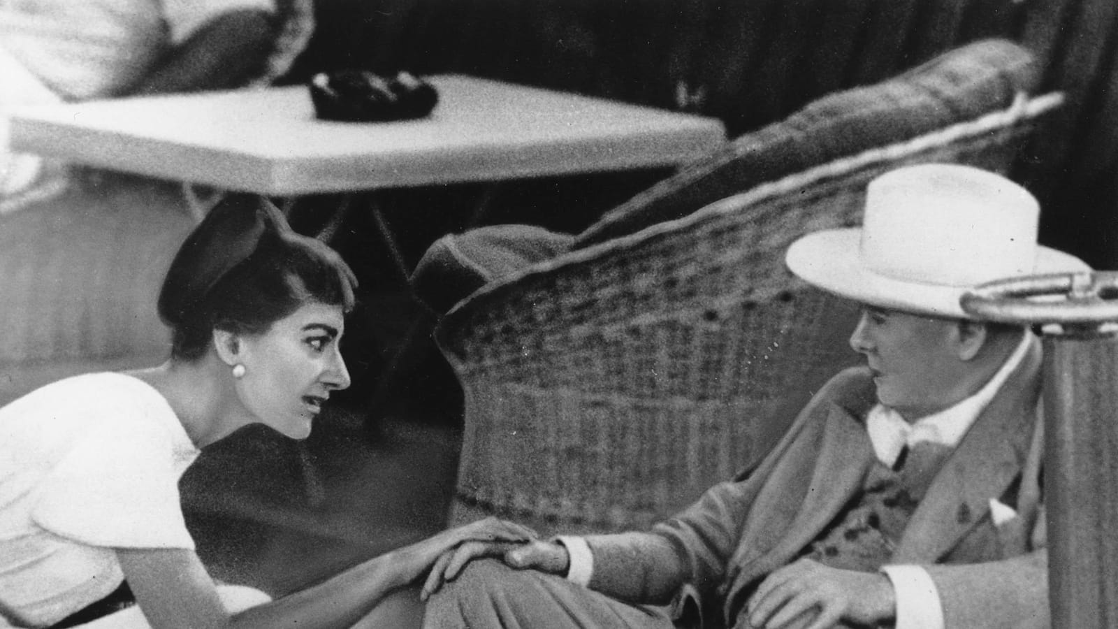 En pleine conversation avec Sir Winston Churchill