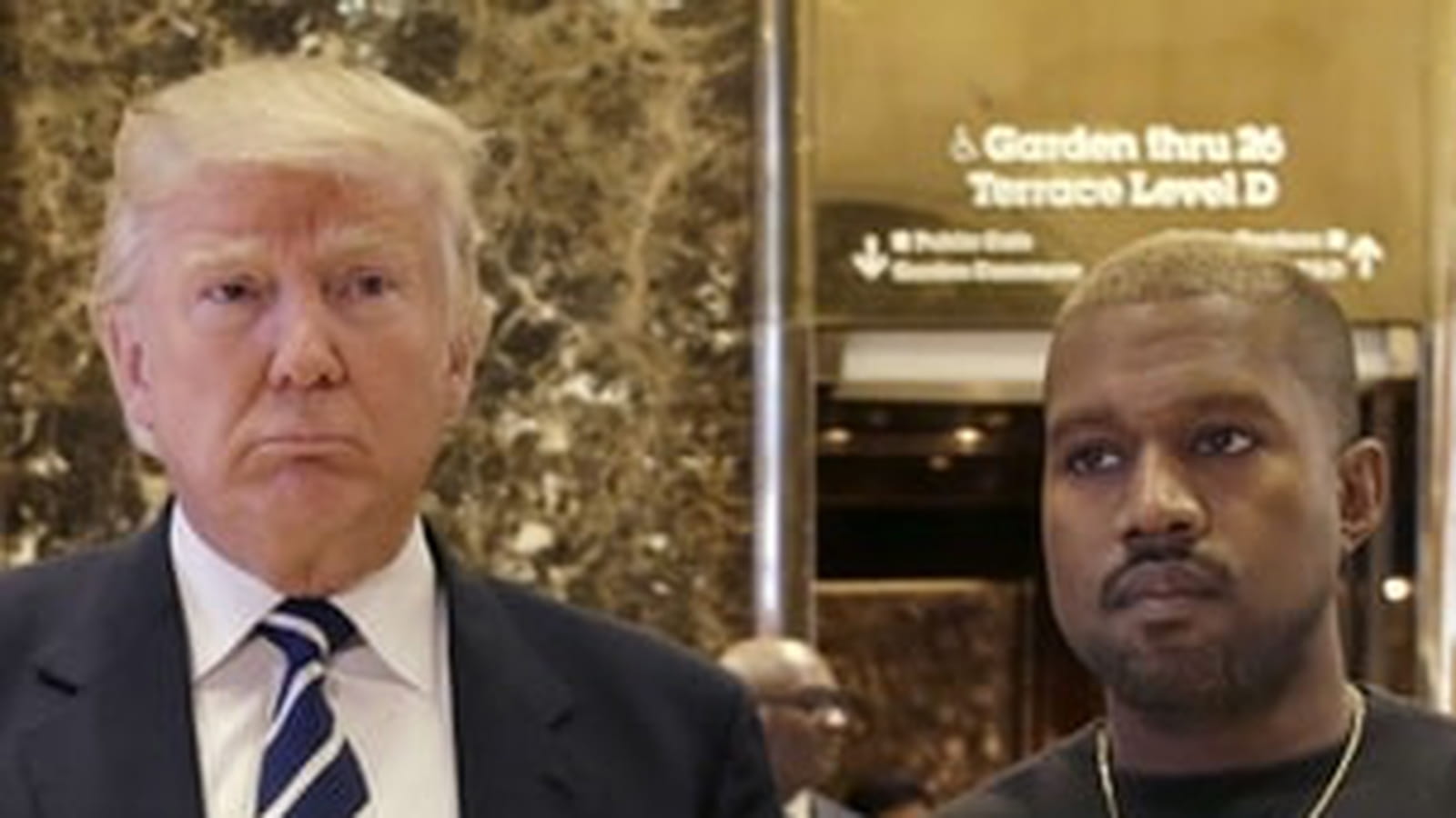 Kanye West et Donald Trump
