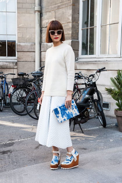 Street looks fashion week Paris&nbsp;: touches arty