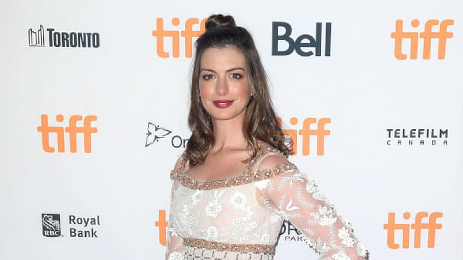 Anne Hathaway le 9 septembre 2016