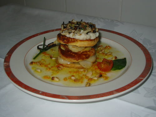 Millefeuilleté de Saint-Jacques