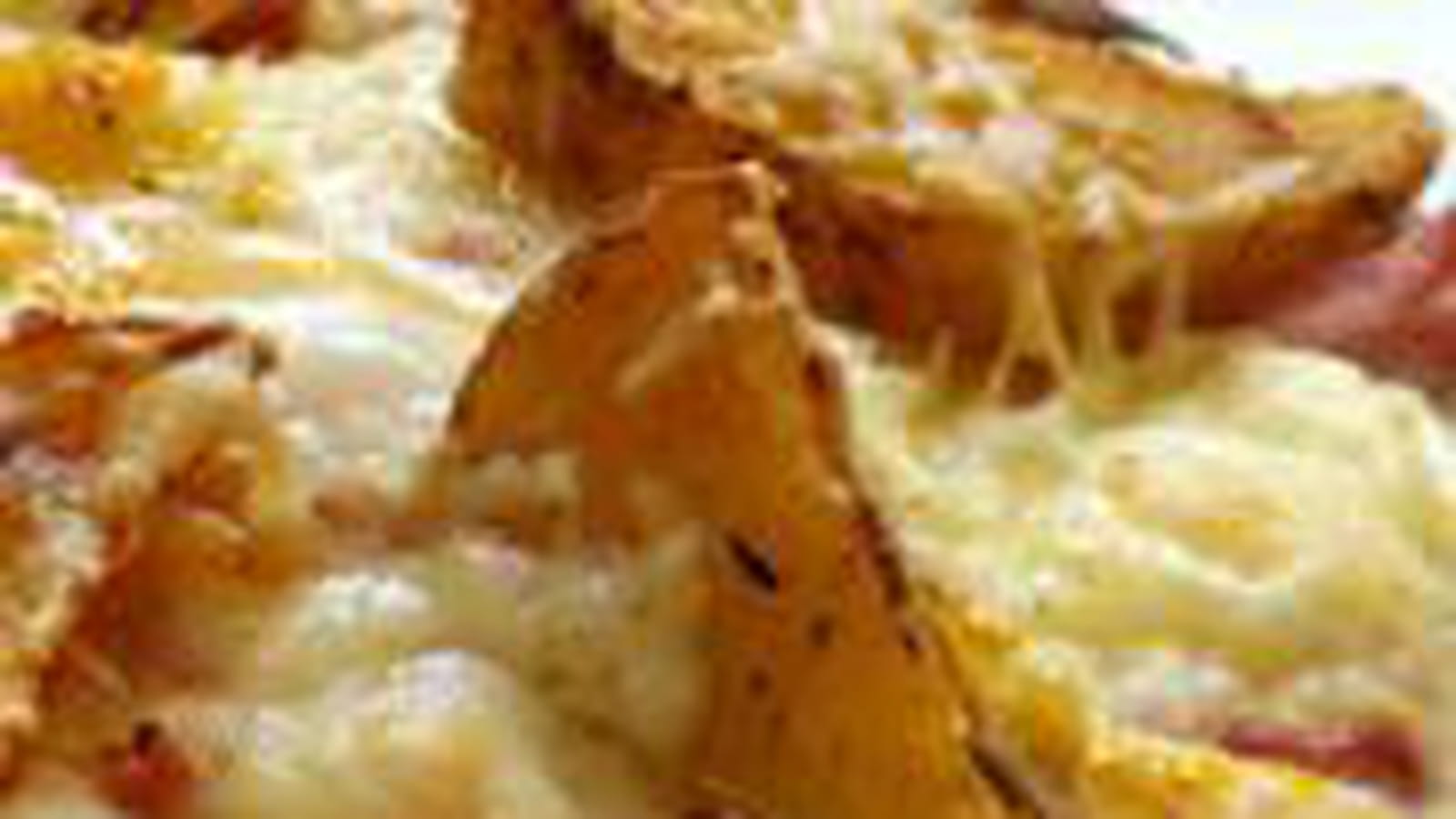 Torti-Pizza chèvre, jambon et potatoes