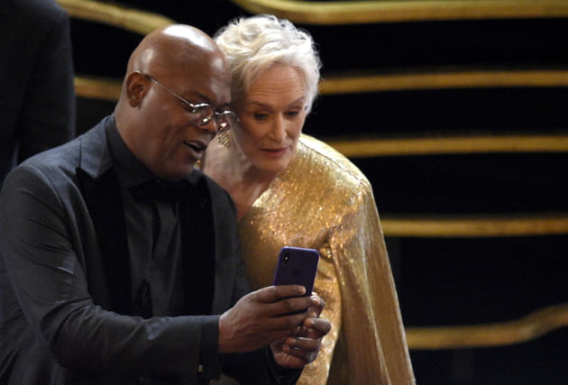 Samuel L. Jackson et Glenn Close immortalisent le moment