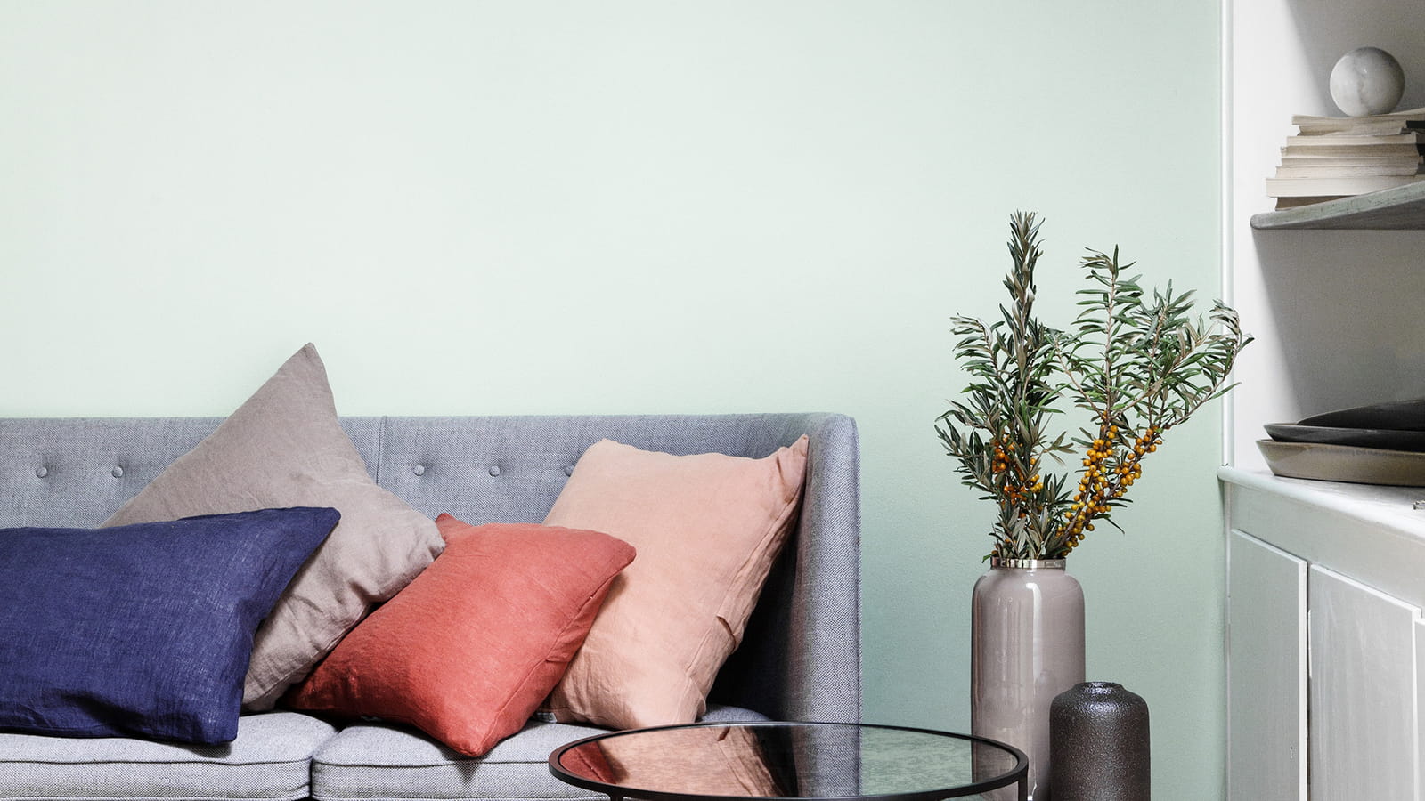 Tables gigognes en verre mercurisé Broste Copenhagen