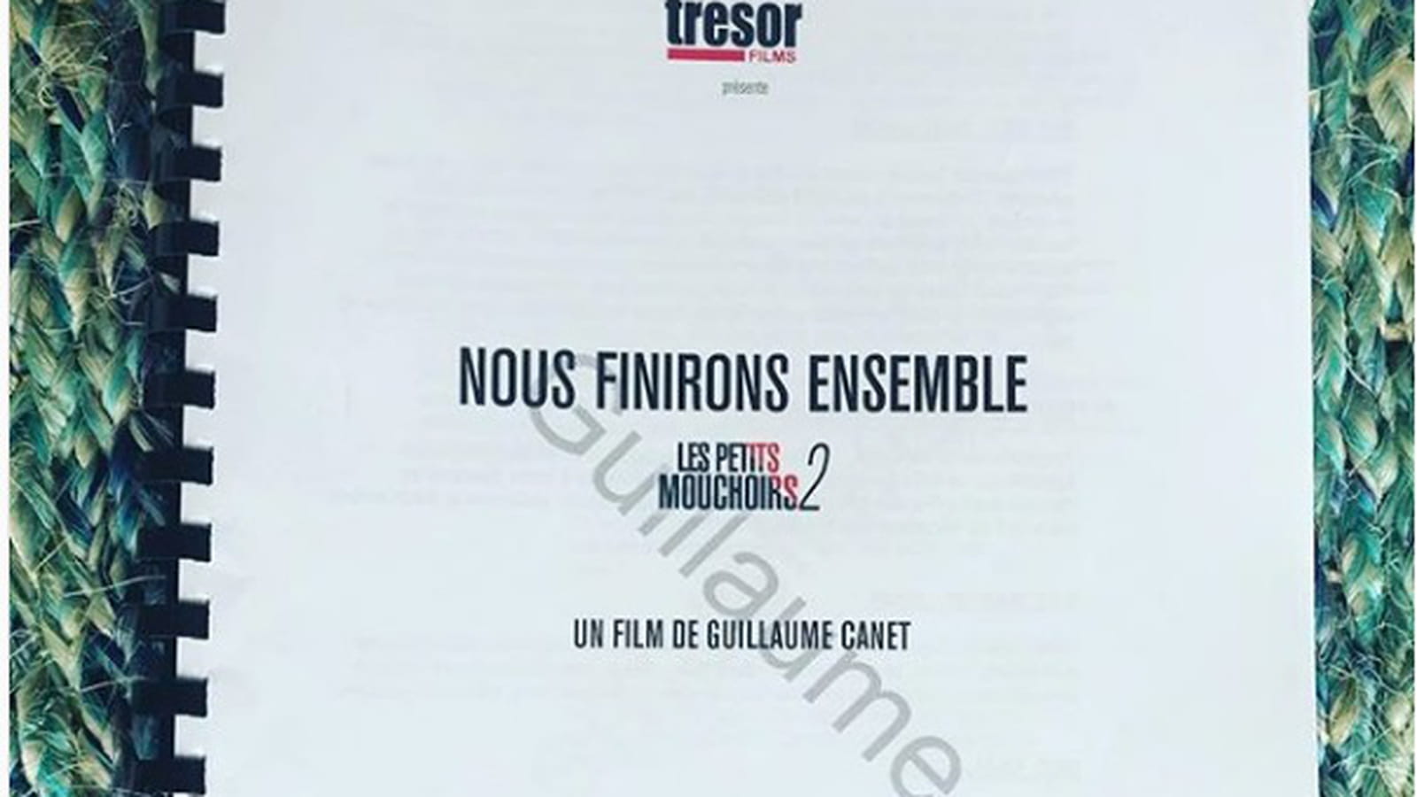 Scénario du prochain film de Guillaume Canet
