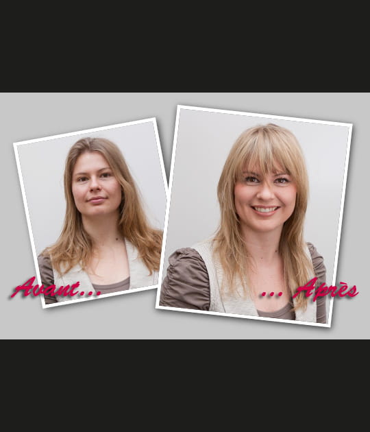 Se faire la mise en beaut&eacute; d'Emilie