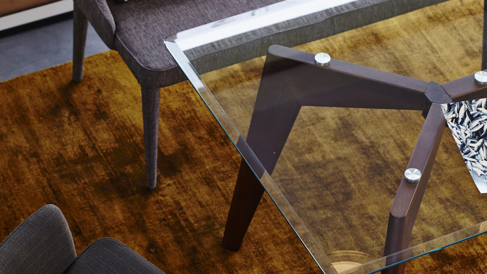 Table en verre