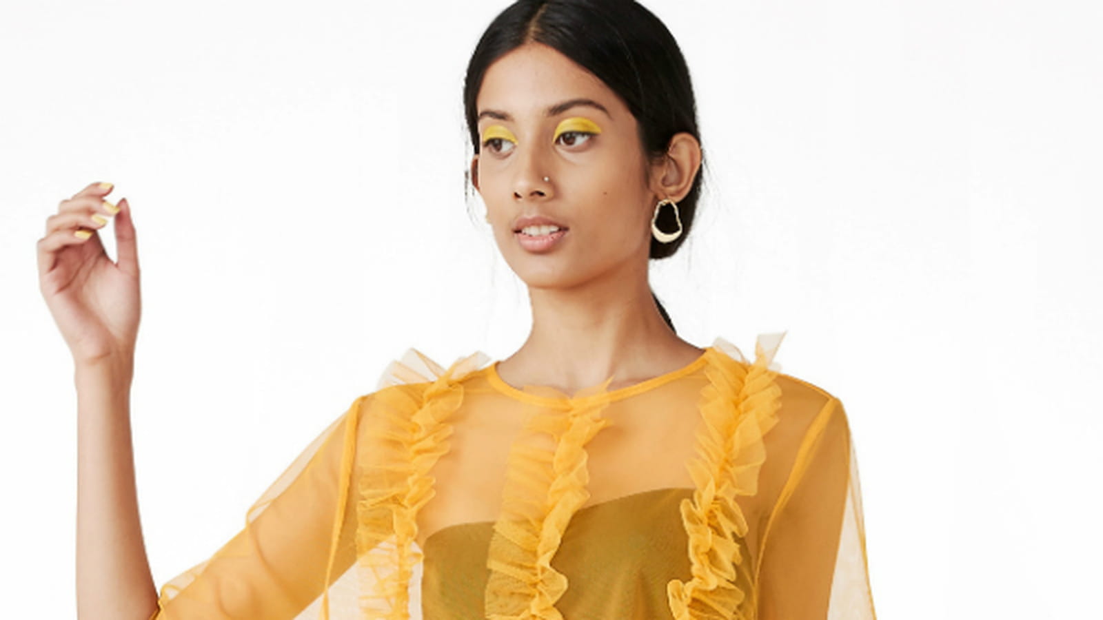 Top en mesh de Monki  