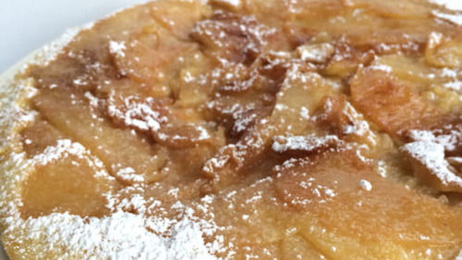 Le crapiaux : Gâteau aux pommes à la poêle