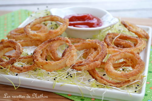 Oignons frits au paprika fumé (Onion rings)