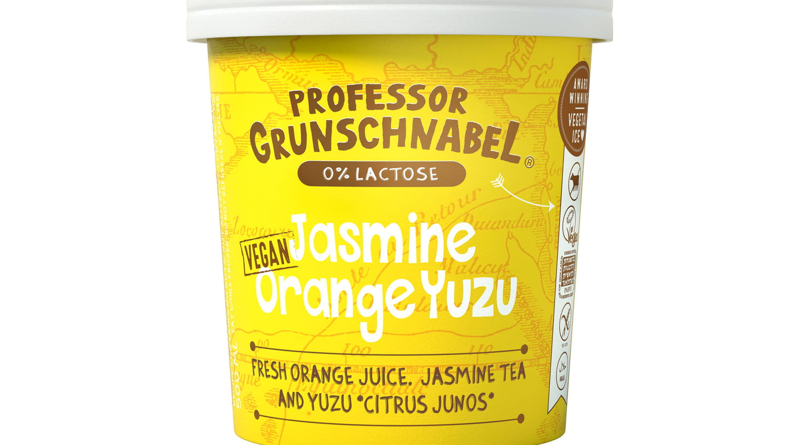 Glace légère et crémeuse de Professor Grunschnabel chez Monoprix