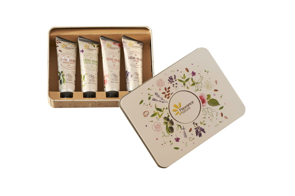 Coffret Cr&egrave;mes mains de Fleurance Nature
