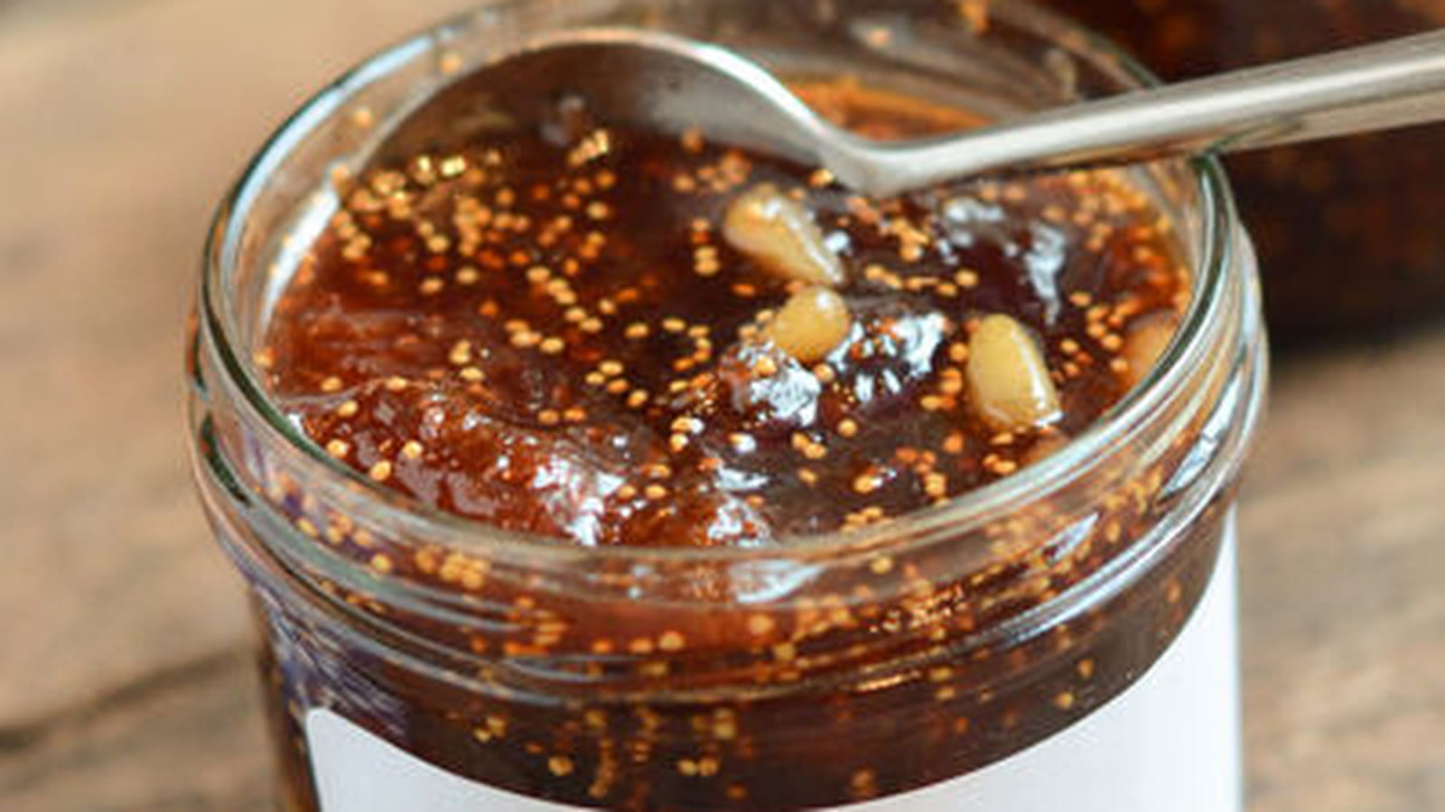 Chutney figues pignons, soja balsamique