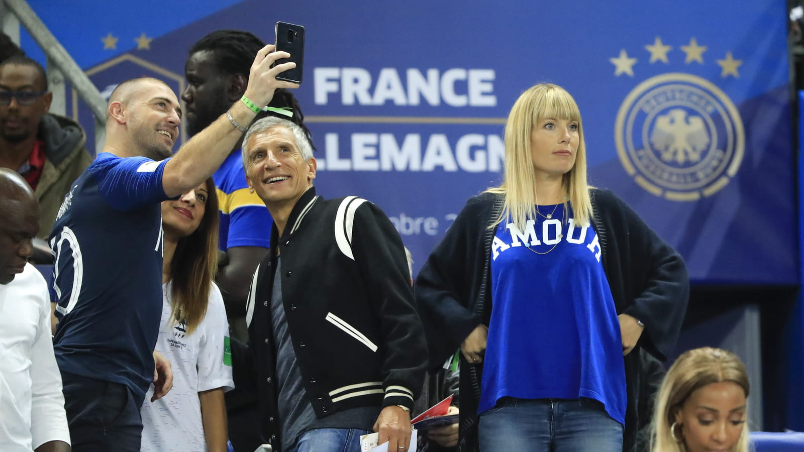 Nagui et son épouse Mélanie Page