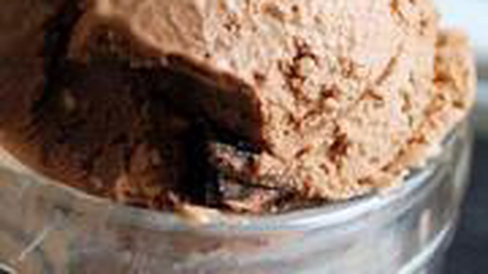 Glace choco-coco et ses gros morceaux de chocolat