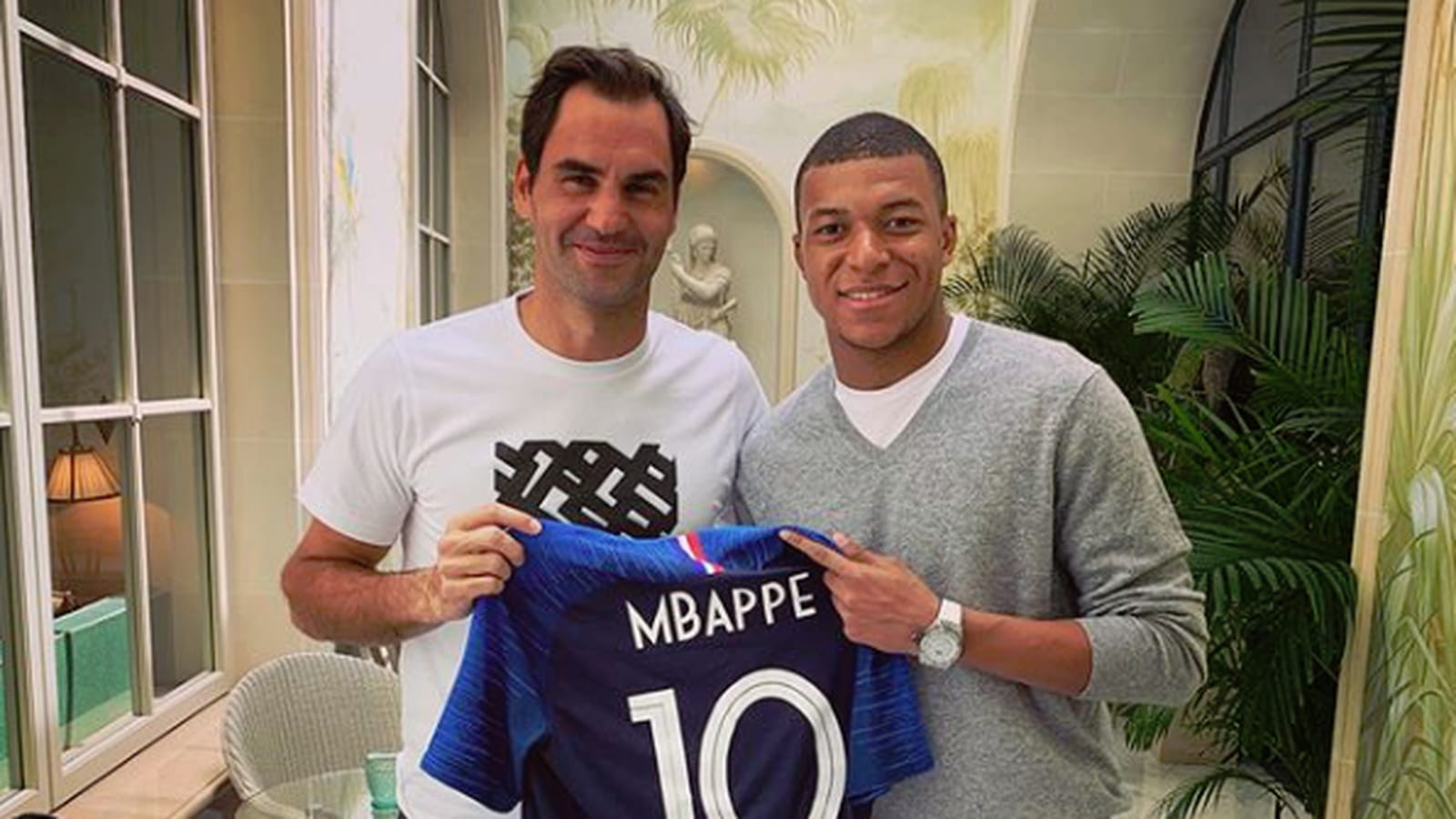 Roger Federer, Kylian Mbappé