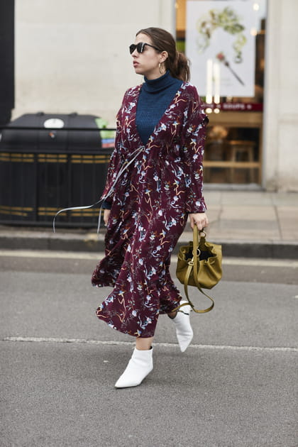 Le col roulé sous robe