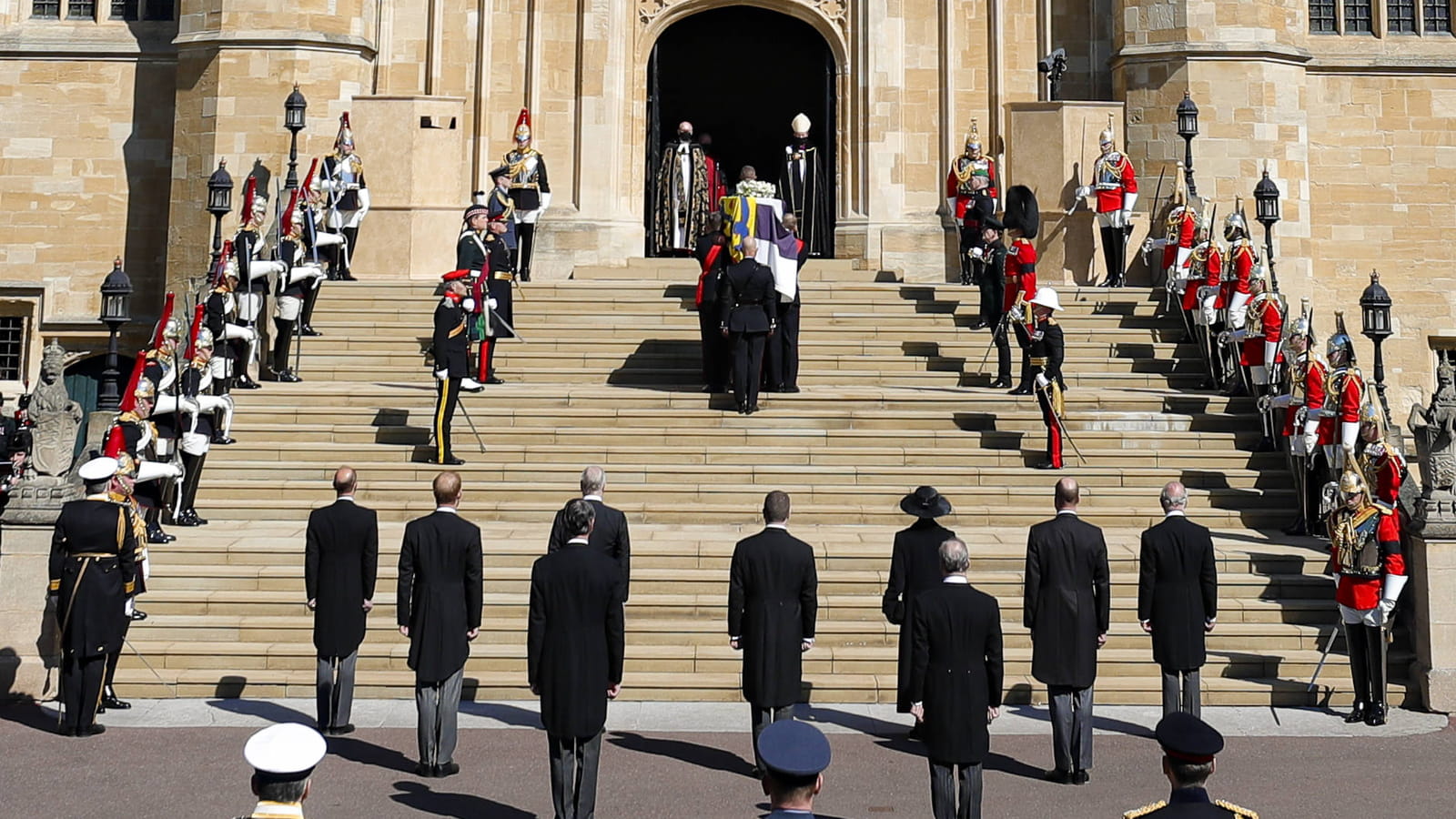La minute de silence solennelle à Windsor