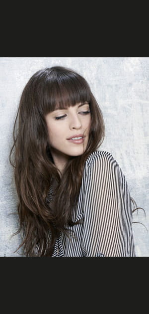 Coupe longue texture froiss&eacute;e