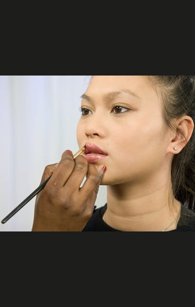 Une bouche iris&eacute;e