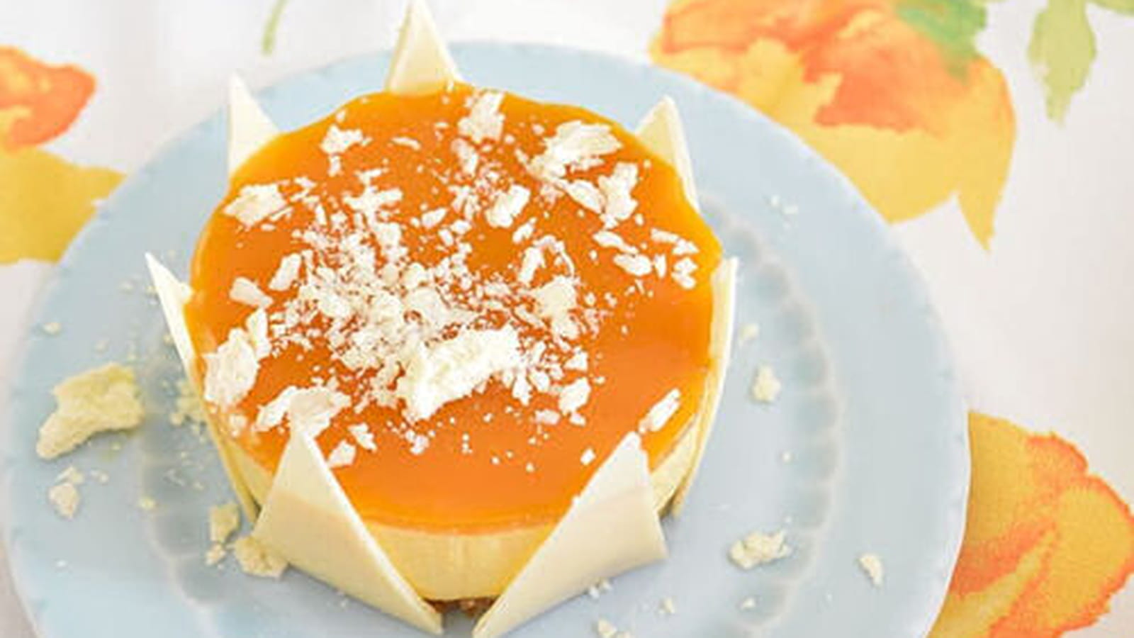 Mini entremets mangue, passion et chocolat blanc