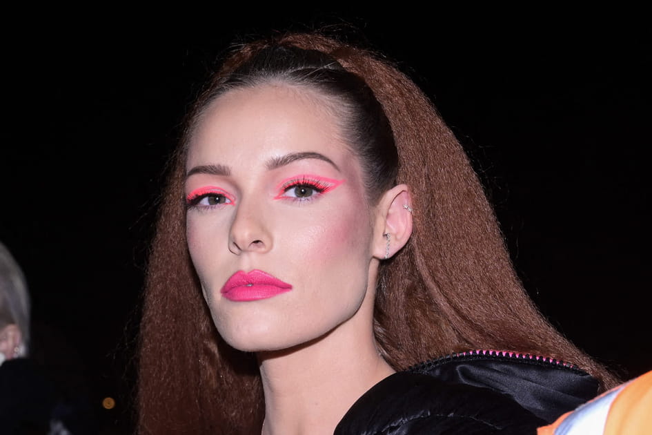 Les l&egrave;vres fuchsia de Maeva Coucke