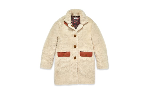 Manteau blanc de Coach