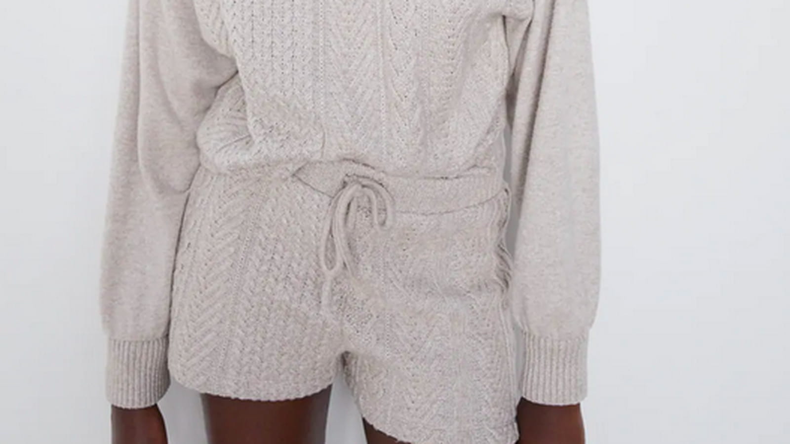 Sweat à torsades Zara