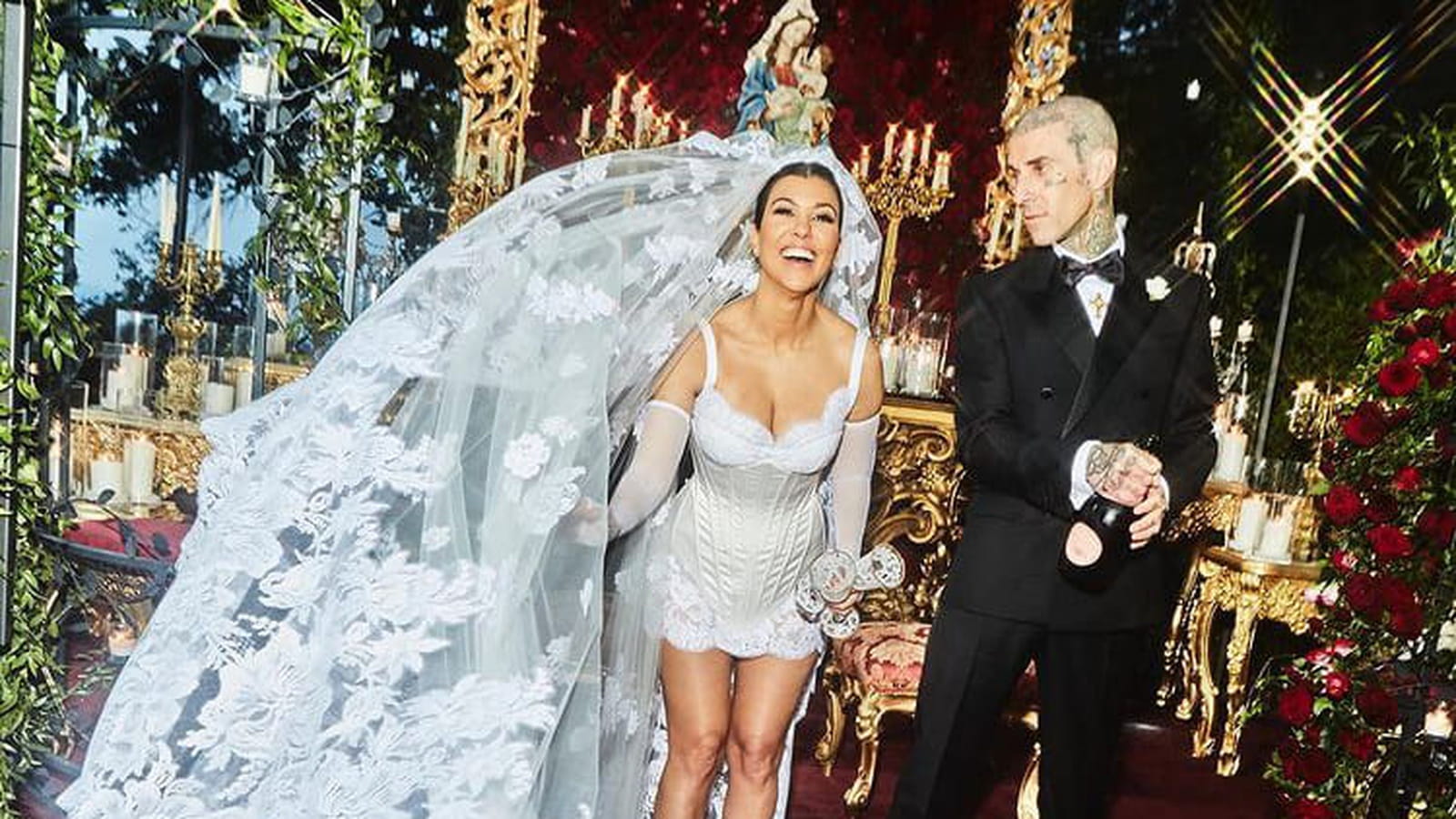 Kourtney Kardashian et Travis Barker
