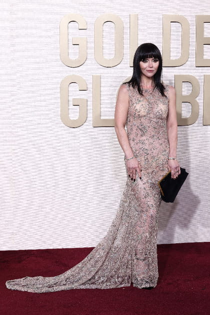Christina Ricci en robe en dentelle Fendi Couture