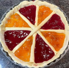 Tarte aux deux confitures : Etape 2