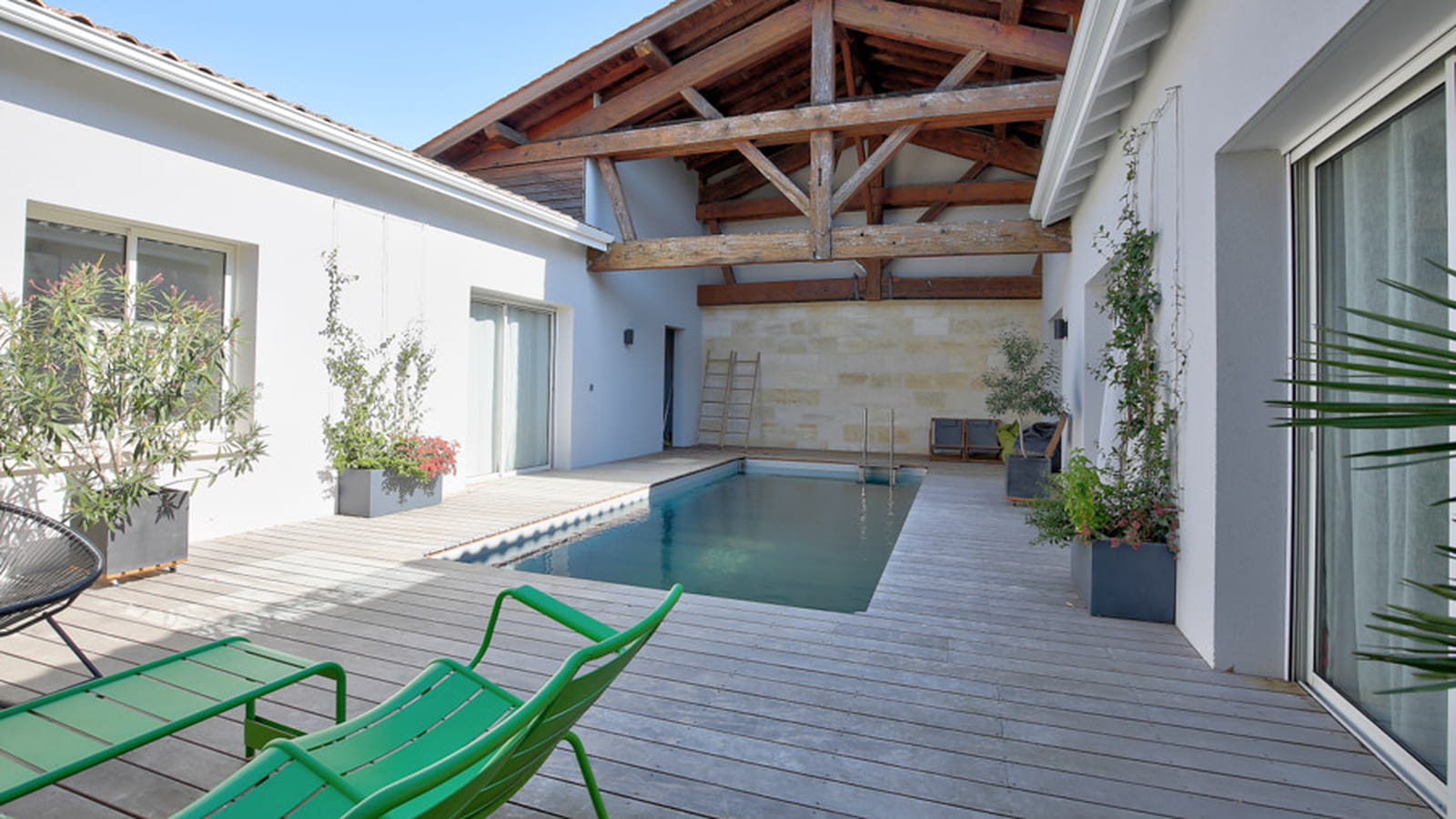 Piscine après 