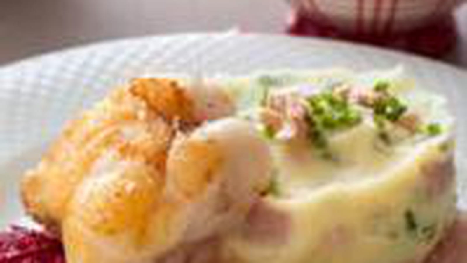 Parmentier lotte andouille